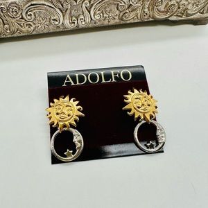 Celestial Sun and Moon Earrings NWT